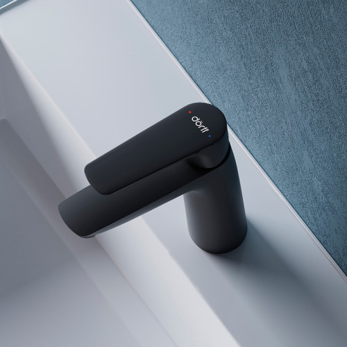 Смеситель для раковины Dorff Prime New D40102122 Черный матовый латунь