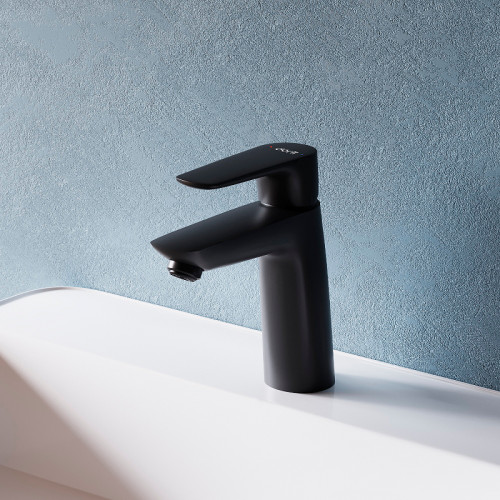 Смеситель для раковины Dorff Prime New D40102122 Черный матовый латунь