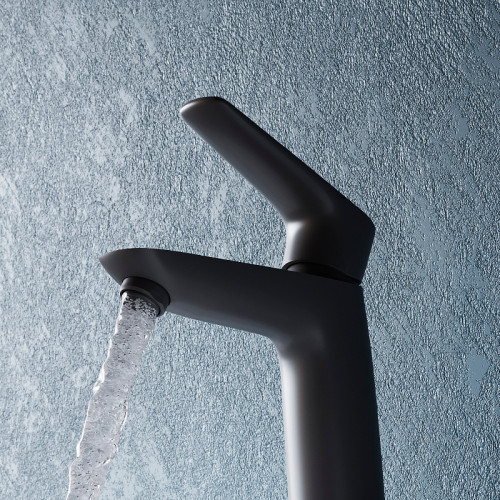 Смеситель для раковины Dorff Prime New D40102122 Черный матовый латунь