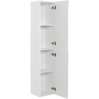 Шкаф пенал BelBagno Aurora 33 R AURORA-1600-2A-SC-BO-P-R подвесной Bianco Opaco МДФ / ЛДСП