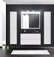 Шкаф пенал BelBagno Aurora 33 R AURORA-1600-2A-SC-BO-P-R подвесной Bianco Opaco МДФ / ЛДСП
