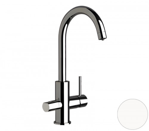 Смеситель для кухни Remer X Style N792DWBO цвет Белый матовый