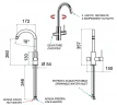 Смеситель для кухни Remer X Style N792DWBO цвет Белый матовый