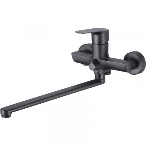 Смеситель для ванны Olive's Tieso 26221TSB универсальный Черный матовый латунь на стену