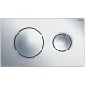 Комплект унитаза Jacob Delafon Patio EDV102-00+E70021-00 с инсталляцией Viega Prevista Dry 792855 с сиденьем Микролифт и клавишей смыва Хром фарфор подвесной