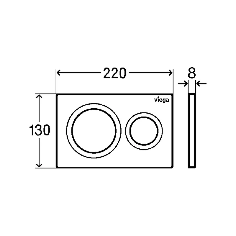 Комплект унитаза Jacob Delafon Patio EDV102-00+E70021-00 с инсталляцией Viega Prevista Dry 792855 с сиденьем Микролифт и клавишей смыва Хром фарфор подвесной