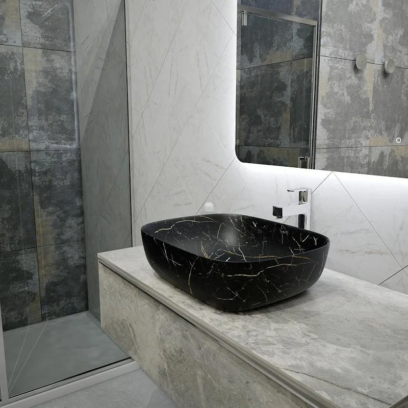 Раковина-чаша Maretti Florenza 49 FL13NS25-560MR цвет Черный мрамор