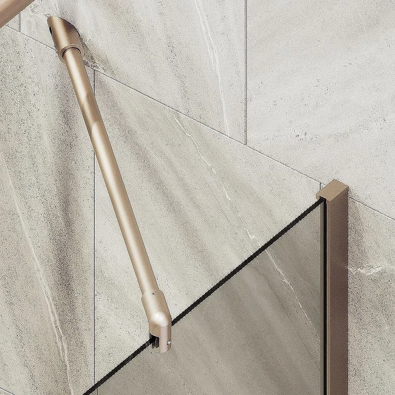 Шторка на ванну Maybah Glass MGV-71-2ш 900x1400 в широком профиле Бронза стекло бронзовое