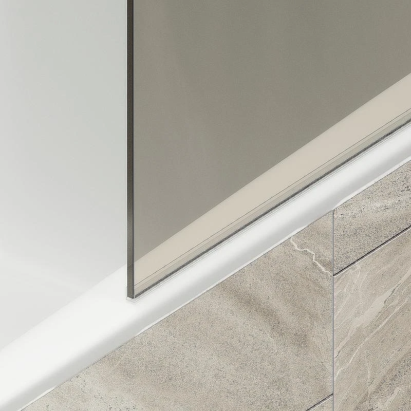Шторка на ванну Maybah Glass MGV-71-2ш 900x1400 в широком профиле Бронза стекло бронзовое