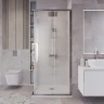 Душевой уголок Grossman Cosmo 100х100 300.K33.02.1010.10.02 профиль Хром стекло шиншилла