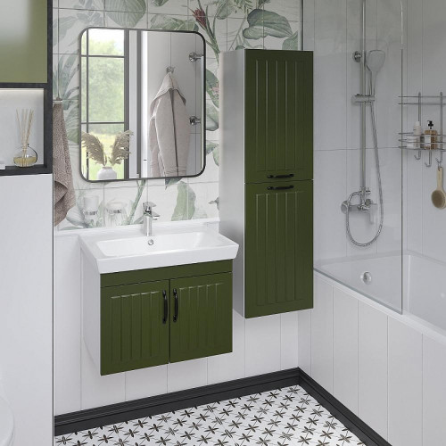 Комплект мебели для ванной DIWO Сочи 60 подвесной цвет Зеленый