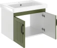 Комплект мебели для ванной DIWO Сочи 60 подвесной цвет Зеленый