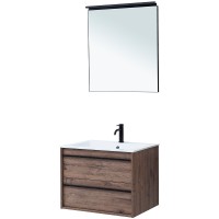 Комплект мебели для ванной Aquanet Lino 70 271954 подвесной Дуб веллингтон МДФ / ЛДСП