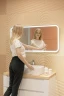 Зеркало Silver Mirrors Мальта 60 LED-00002936 с подсветкой с бесконтактным выключателем стекло