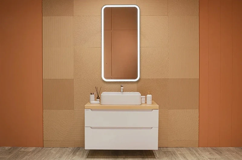 Зеркало Silver Mirrors Мальта 60 LED-00002936 с подсветкой с бесконтактным выключателем стекло