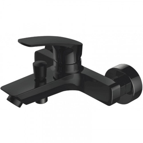 Смеситель для ванны Aquanet Static AF330-20B 261822 Черный матовый латунь на стену