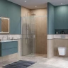 Душевая дверь BelBagno Soft Close-2 150 SOFT_CLOSE-2-BF-1-150-C-Cr профиль Хром стекло прозрачное