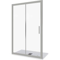 Душевая дверь Good Door Cofe WTW-140-C-CH 140 КФ00031 профиль Хром стекло прозрачное