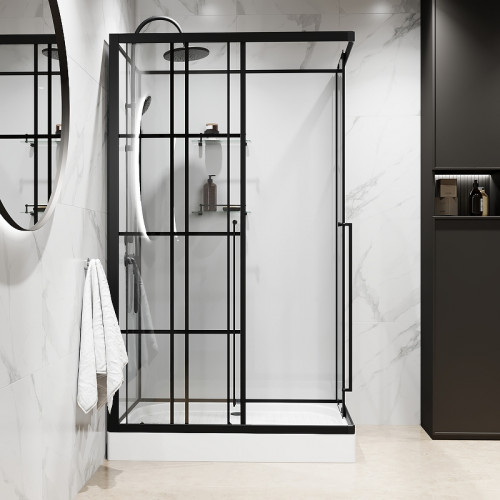 Душевая кабина Niagara Standart 100x80 L ST100/80/15QL/KL/BKT без гидромассажа