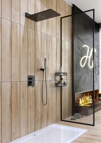 Душевая система Timo Briana SX-7139/03SM Черный латунь встраиваемый