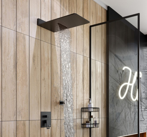 Душевая система Timo Briana SX-7139/03SM Черный латунь встраиваемый