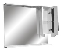 Зеркало со шкафом Stella Polar Сильва 100/С SP-00000207 с подсветкой Белое