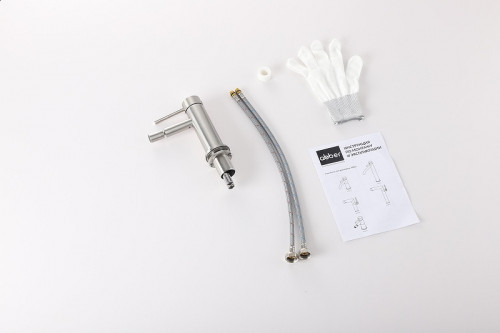 Смеситель для биде Abber Wasser Kreis 316 AF8124BST цвет Сталь брашированная