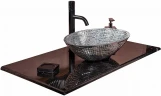 Столешница под раковину Boheme Armadi Art NeoArt 111 857-111-NM цвет Nero Marquina