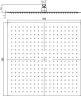 Верхний душ RGW Shower Panels SP-82-25 21148225-01 Хром нержавеющая сталь на потолок