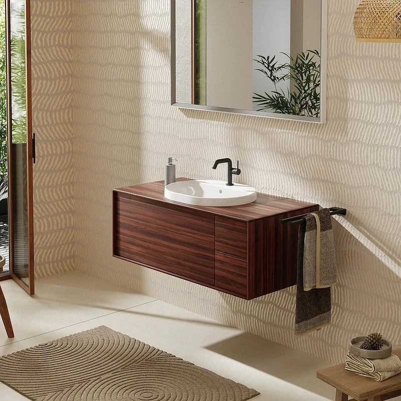 Раковина Hansgrohe Xuniva U 55 60161450 Белая полувстраиваемая
