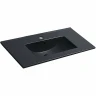 Раковина Vincea 80 VBS-13980MB Черная матовая фарфор полувстраиваемая