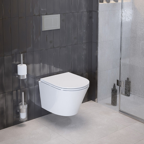 Унитаз Ambassador Ritz 233K19004RS подвесной с сиденьем Микролифт фарфор подвесной