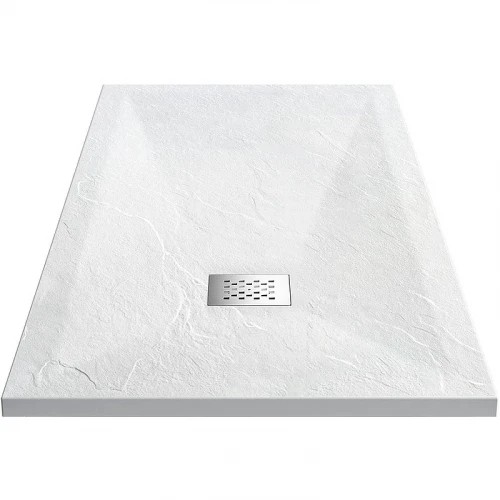Душевой поддон из искусственного камня Vincea 110x90 VST-4SR9011W Белый матовый
