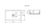 Раковина-чаша Corozo Kirovit Олимпия 56 SD-00001229 Белая