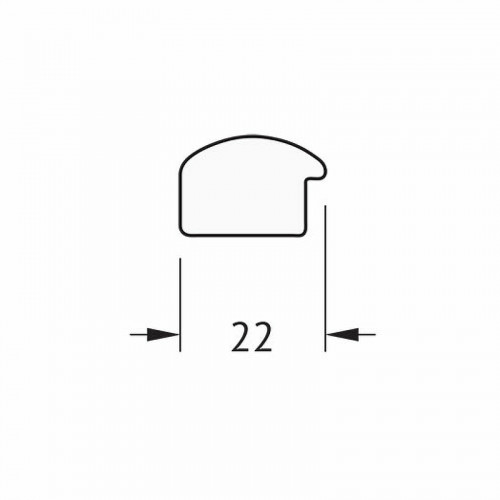 Зеркало Evoform Definite 88х68 BY 0671 в багетной раме - Вишня 22 мм
