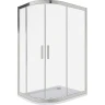 Душевой уголок Good Door Cofe R-120-C-CH 120x80 КФ00024 профиль Хром стекло прозрачное