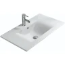 Раковина SantiLine 70 SL-2110 (70) Белая фаянс полувстраиваемая