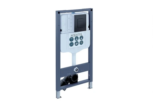 Инсталляция Aquatek Pneumo N49 INSP-0000002 для унитаза без клавиши смыва