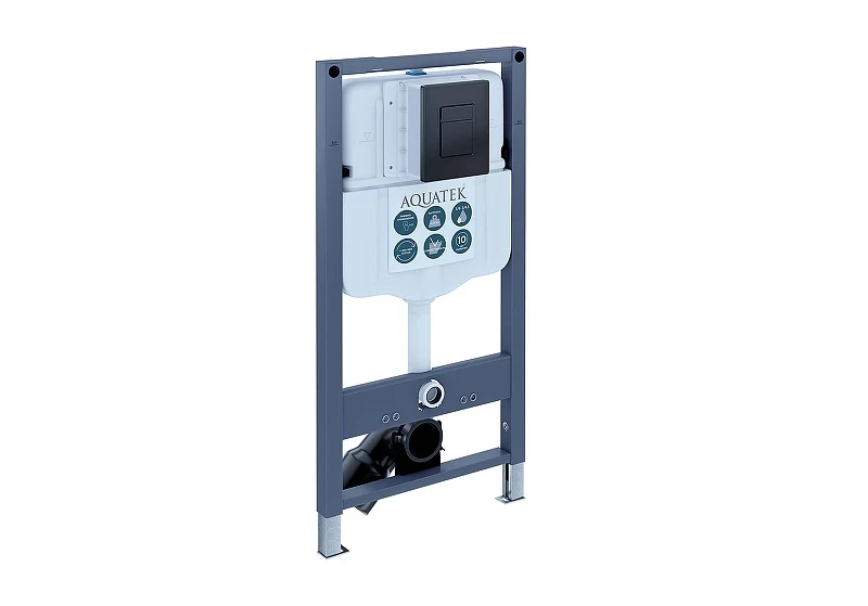 Инсталляция Aquatek Pneumo N49 INSP-0000002 для унитаза без клавиши смыва