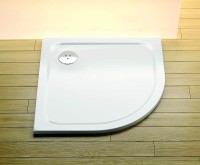 Душевой поддон из искусственного камня Ravak Elipso Pro Chrome 80х80 XA244401010 Белый