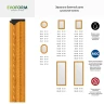 Зеркало Evoform Octagon 69х69 BY 7329 в багетной раме - Сусальное золото 80