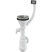 Сифон для кухонной мойки Alcaplast A447P-DN50/40 Белый