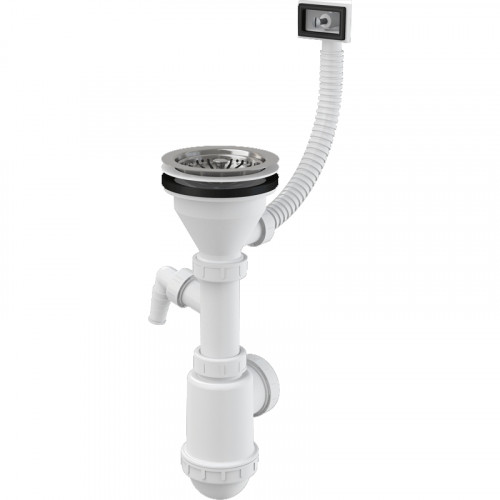 Сифон для кухонной мойки Alcaplast A447P-DN50/40 Белый