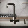 Смеситель для кухни Sancos Vela SC4013GG цвет Вороненая сталь