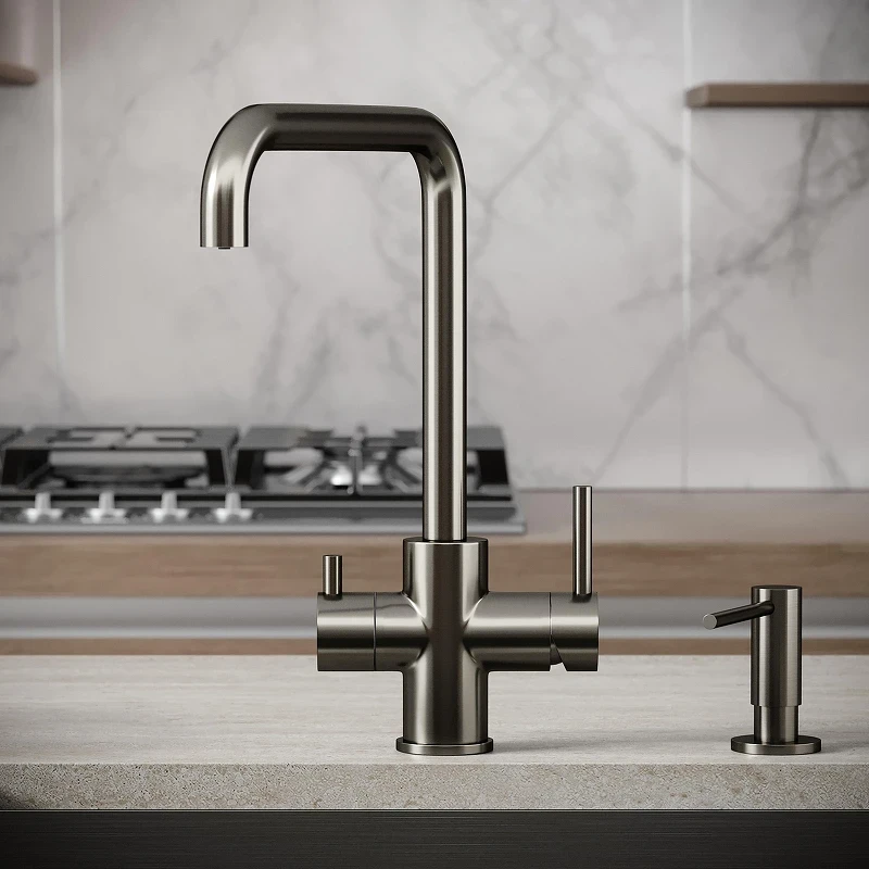 Смеситель для кухни Sancos Vela SC4013GG цвет Вороненая сталь