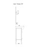 Комплект мебели для ванной ASB-Woodline Салерно 105 969701 цвет Антикварный орех