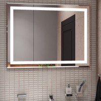 Зеркало Континент Торрес Люкс 800x600 ЗЛП158 с подсветкой с механическим выключателем стекло