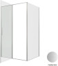 Душевой уголок Allen Brau Priority 120x100 3.31032.BA+3.31047.BA цвет профиля Серебро браш стекло прозрачное