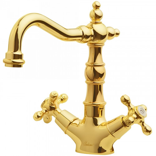 Смеситель для раковины Boheme Tradizionale Oro 292 Золото латунь
