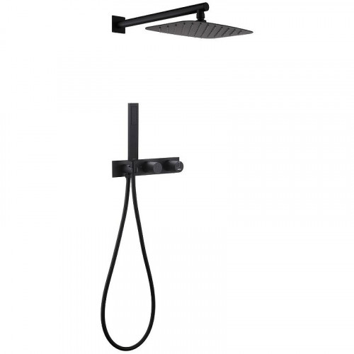 Душевая система Abber Rund AF8718B цвет Черный матовый